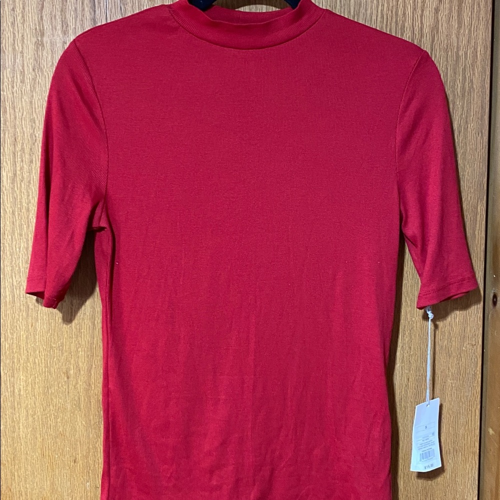 Target Vibrant Red Knit Top